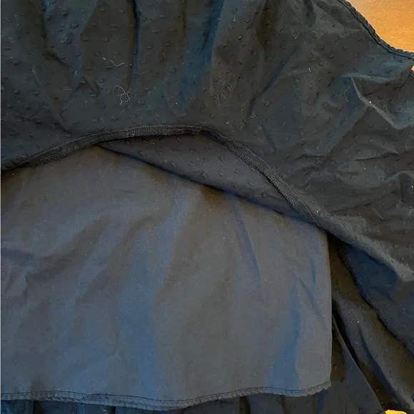 J Crew  Women’s Black Flounce Hem Ruffle With Straps Dress Size 2 - Picture 8 of 9